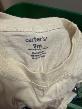 Carter's Cream Short-Sleeve Baby Tee